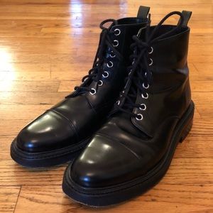 The Kooples Black REAL Leather Mens Boots Size 11